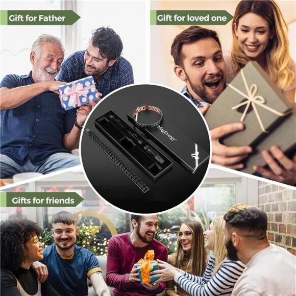 mens copper magnetic bracelet pure copper therapy bracelet adjustable jewelry - Picture 6 of 7